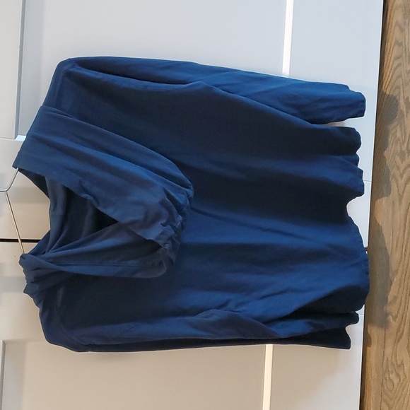 M. Singer Lightweight Blue Hoodie - Picture 3 of 4